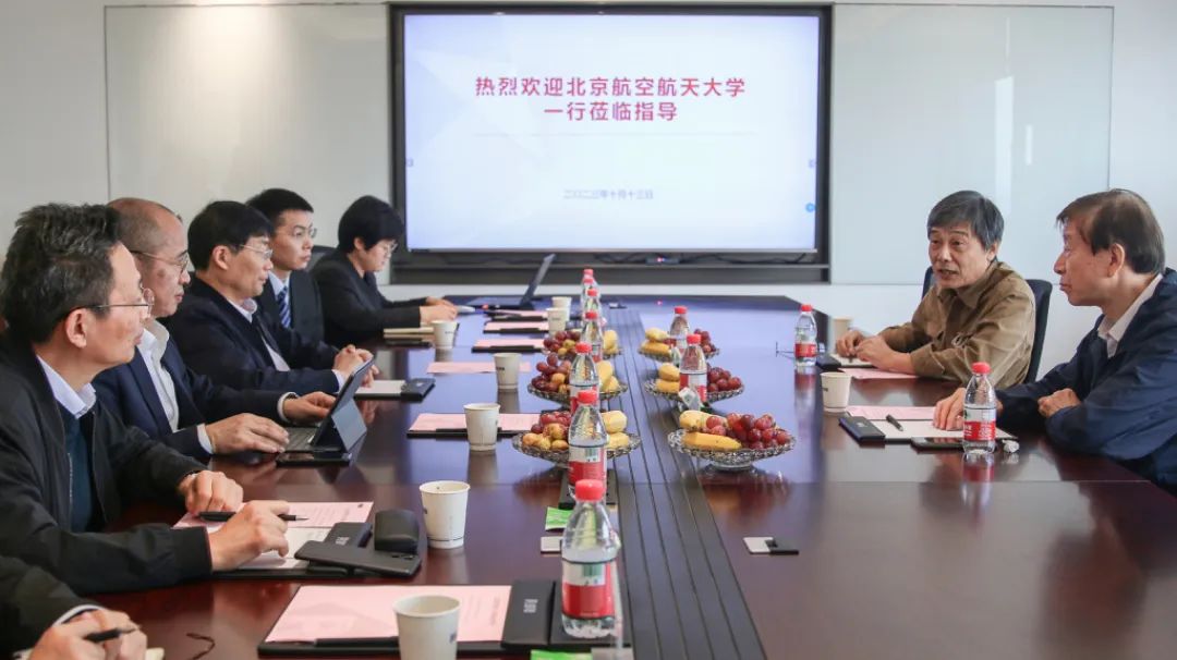 北京航空航天大學(xué)現(xiàn)代技術(shù)研究所所長劉雪田、機(jī)械工程及自動(dòng)化學(xué)院教授王之櫟蒞臨蒲瑞公司調(diào)研指導(dǎo)